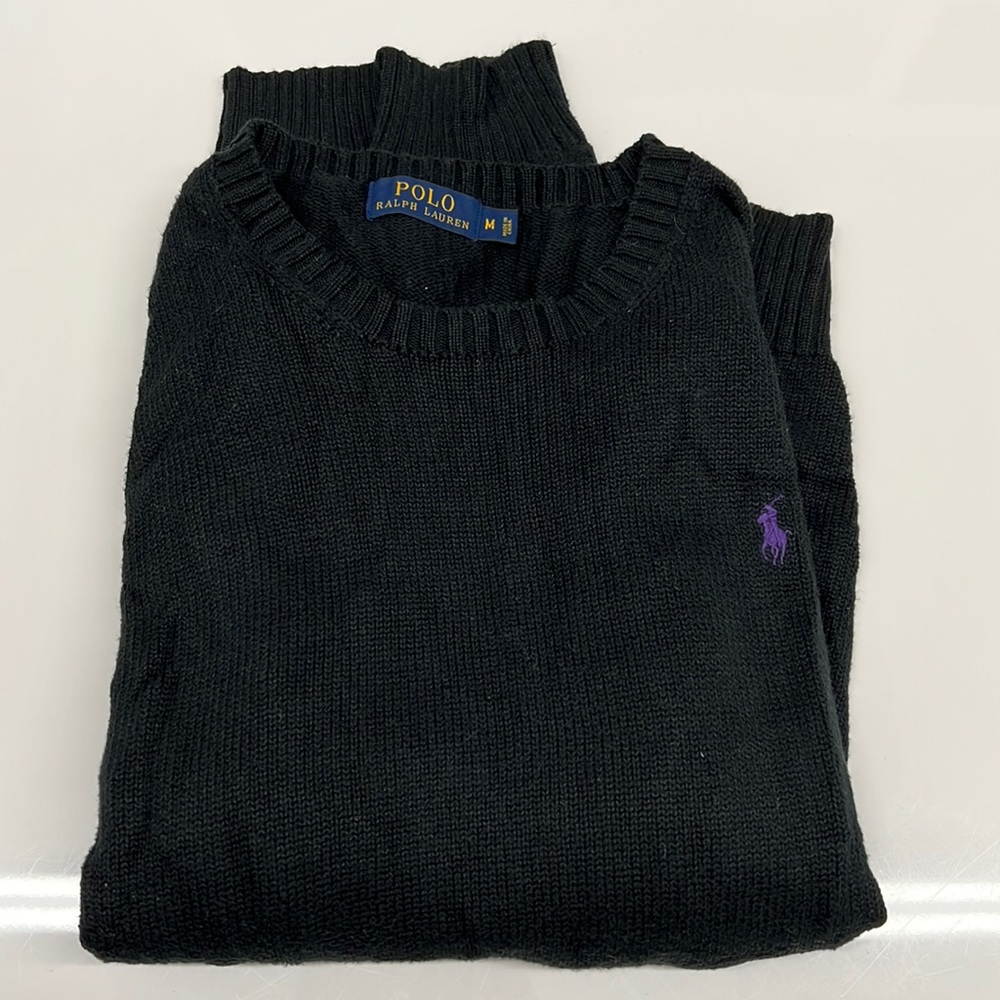 Authentic Polo by Ralph Lauren Black Sweater